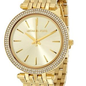 Michael Kors Darci Glitz Gold Watch